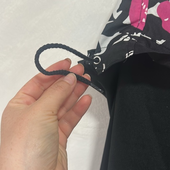 Marimekko Rain Poncho Womens One Size Polka Dot Reversible Hooded Cape Raincoat - Picture 4 of 7